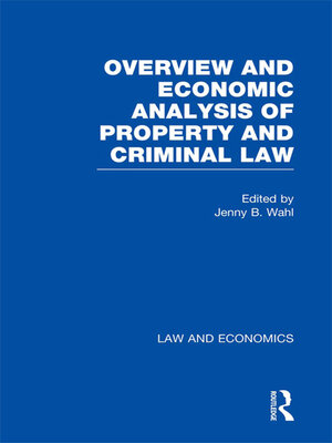 cover image of Law and Economics